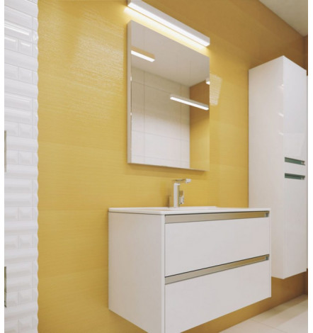 Meuble de salle de bain FONTE 80cm,blanc