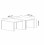 Table basse CONTRY blanc-pin