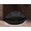 Receveur de douche ovale avec assise SANDY noir en plusieurs dimensions