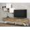 Ensemble meuble TV BUSE noyer blanc 180 cm