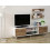 Ensemble meuble TV DERMA blanc noyer 150 cm
