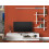 Ensemble meuble TV AHENK blanc 160 cm