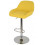 Tabouret/chaise de bar TEXAS cuir jaune