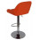 Tabouret/chaise de bar TEXAS cuir orange